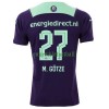 Maillot de Supporter PSV Eindhoven Mario Gotze 27 Extérieur 2021-22 Pour Homme